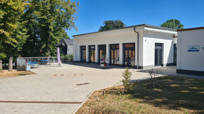 Aussenansicht des Hortes